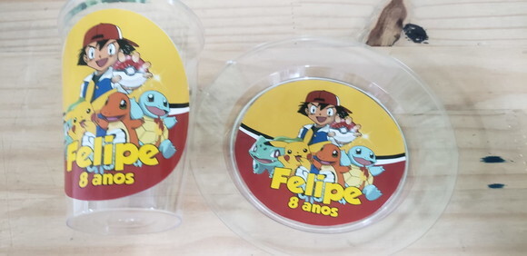 Pokemon Descartáveis Personalizados Pornta Entrega