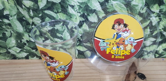 Pokemon Descartáveis Personalizados Pornta Entrega