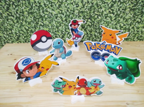 Pokemon Kit de Mesa Displays 8 Peças Pronta Entrega