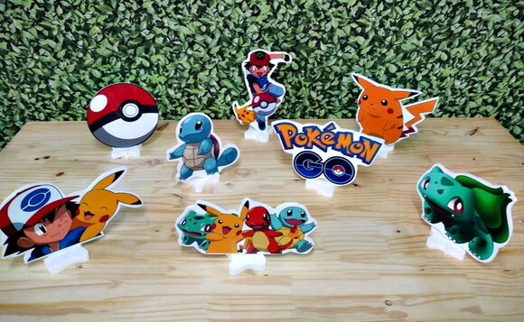 Pokemon Kit de Mesa Displays 8 Peças Pronta Entrega