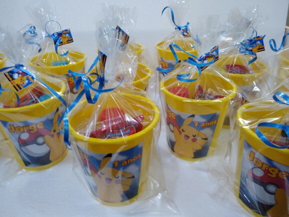 Pokemon Lembrancinha Pronta Já Embalada Pronta Entrega