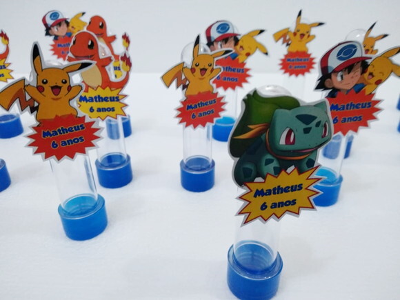 Pokemon Tubets com Apliques Personalizados