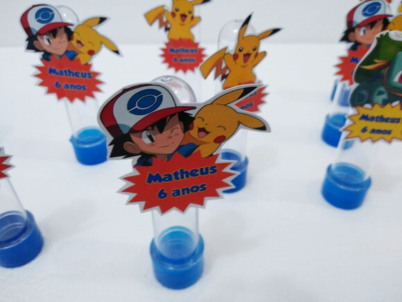 Pokemon Tubets com Apliques Personalizados