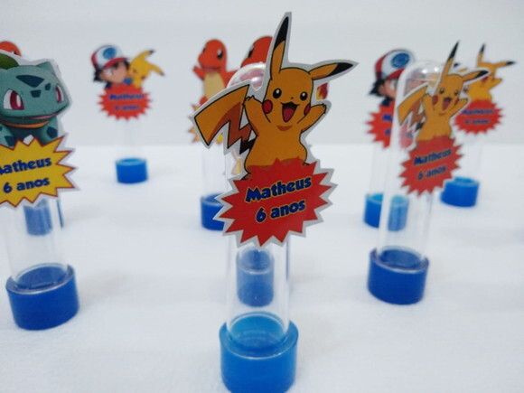 Pokemon Tubets com Apliques Personalizados