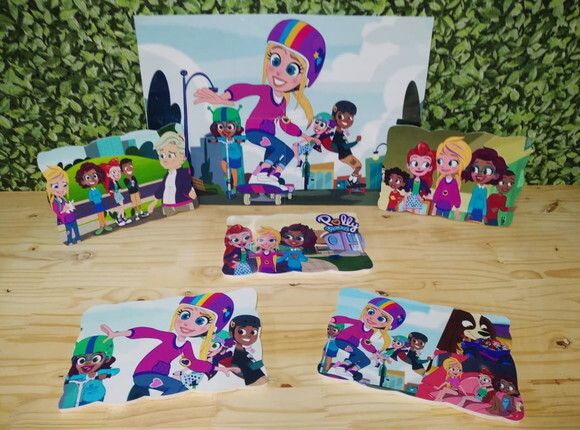 Polly Pocket Kit de Parede 6 Peças Pronta Entrega