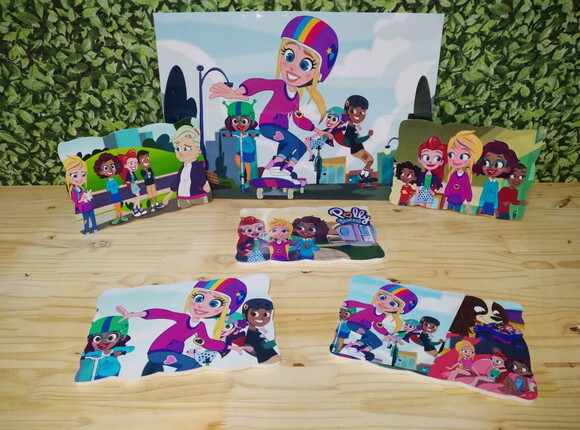 Polly Pocket Kit de Parede 6 Peças Pronta Entrega