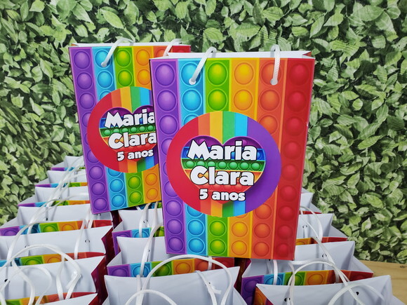 Pop It Sacola Personalizada Pronta Entrega