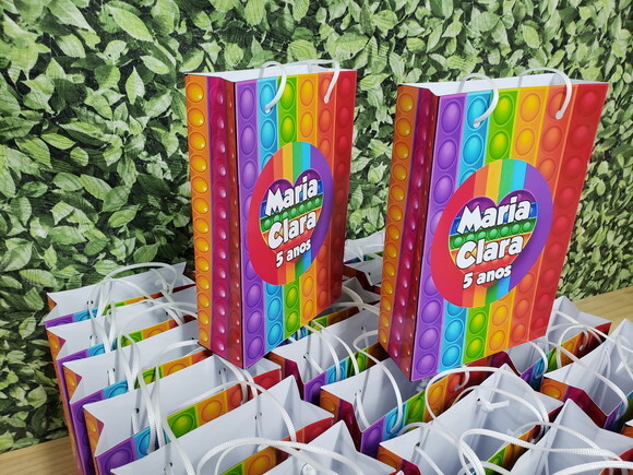 Pop It Sacola Personalizada Pronta Entrega