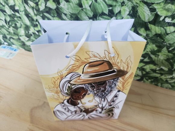 Preto Velho Sacola Personalizada Pronta Entrega