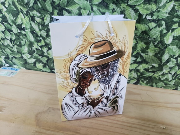 Preto Velho Sacola Personalizada Pronta Entrega