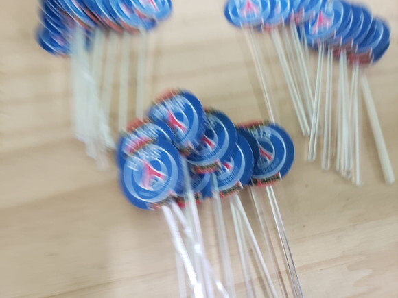 Psg Topper para Docinhos Personalizado 36 Unidades