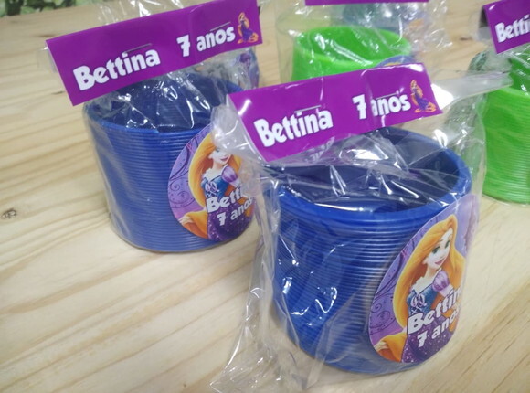 Rapunzel Lembrancinha Mola Maluca Personalizada ´p Entrega