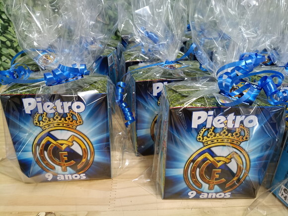 Real Madrid Lembrancinha Jogo de Botão Personalizado