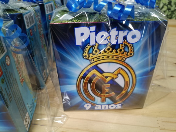 Real Madrid Lembrancinha Jogo de Botão Personalizado