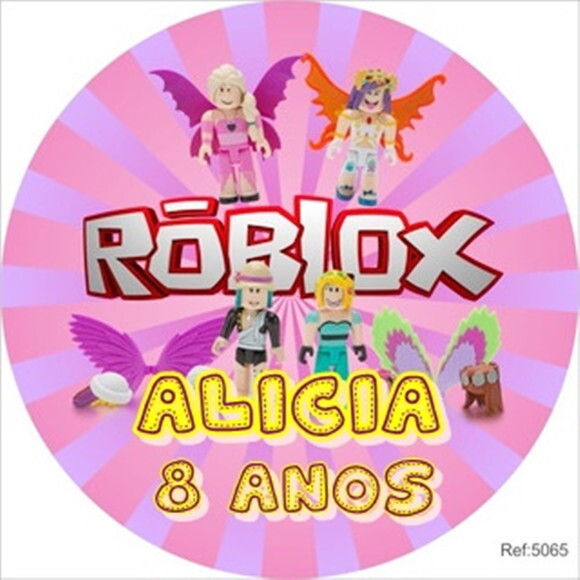 Roblox Adesivos Personalizados Meninas 5 cm Cada