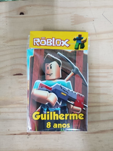 Roblox Caderninho para Colorir Personalizado Pronta Entrega