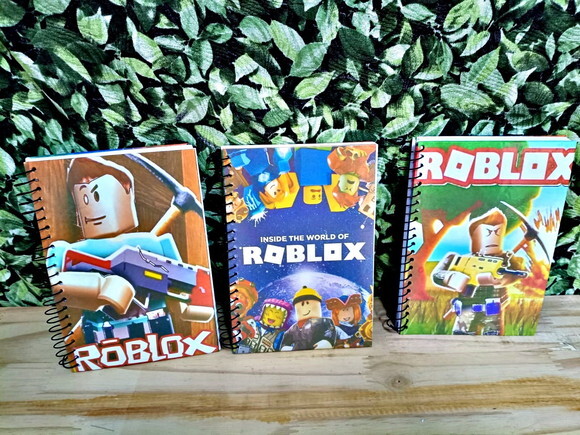 Roblox Cadernos Personalizados 3 un Tam28x20 cm 96 Fls