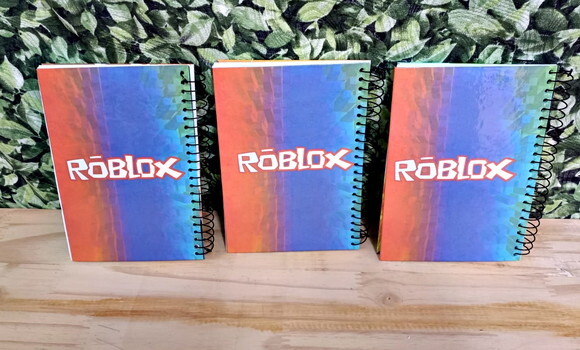 Roblox Cadernos Personalizados 3 Unid T20x14 96fls Capa Dura