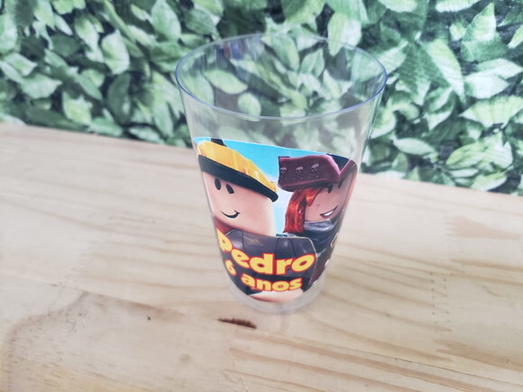 Roblox Copo Personalizado 300 ml Pronta Entrega