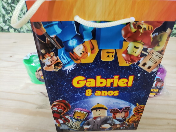 Roblox Kit Lembrancinha Personalizada Pronta Entrega