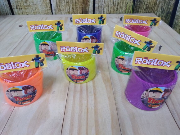 Roblox Lembrancinha Mola Maluca Personalizadas P Entrega