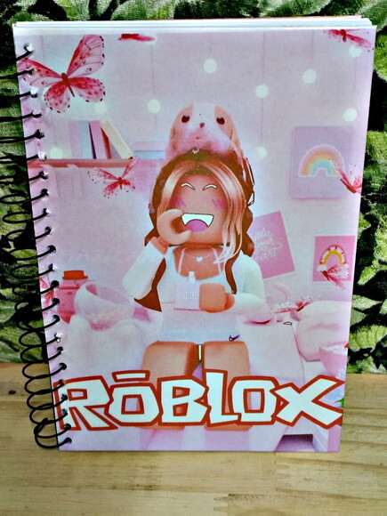 Roblox Menina 3 Unid Cadernos Universitários Personalizados