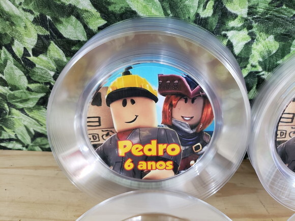 Roblox Prato Personalizado Sobremesa Pronta Entrega