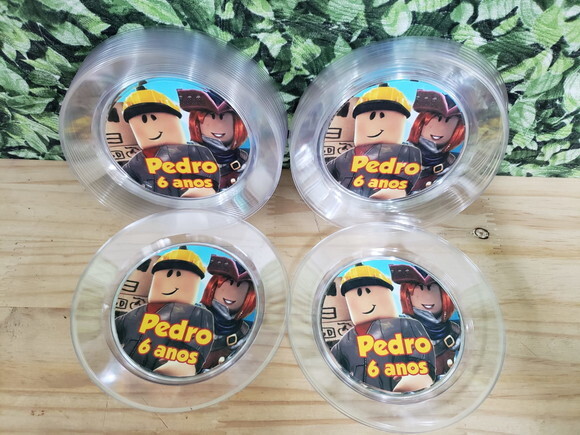 Roblox Prato Personalizado Sobremesa Pronta Entrega