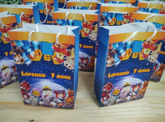 Roblox Sacola Personalizada Pronta Entrega