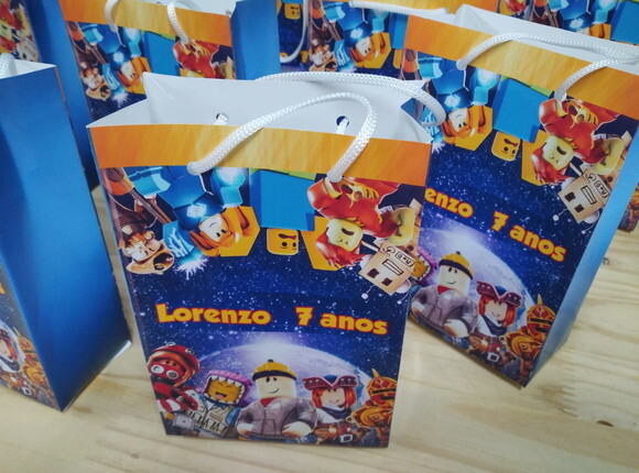 Roblox Sacola Personalizada Pronta Entrega