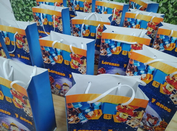 Roblox Sacola Personalizada Pronta Entrega