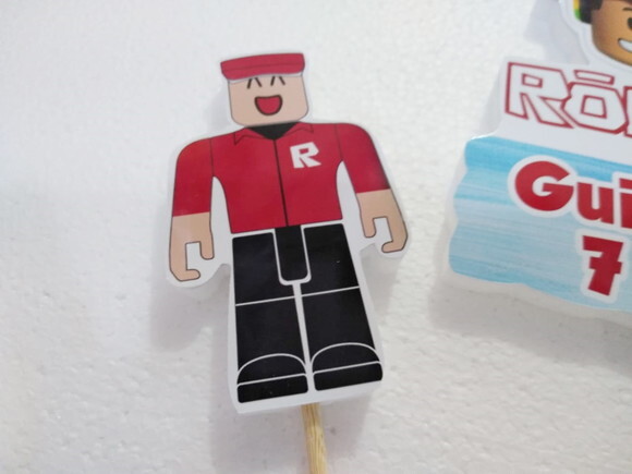 Roblox Topo de Bolo Personalizado Personalizado