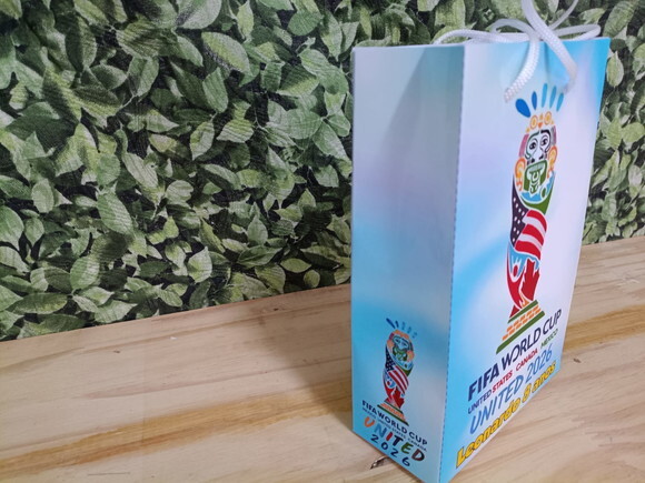 Sacola Copa do Mundo 2026 Personalizada Pronta Entrega