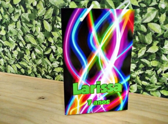 Sacola Neon Personalizada Pronta Entrega