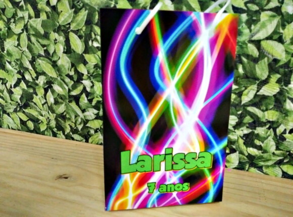 Sacola Neon Personalizada Pronta Entrega