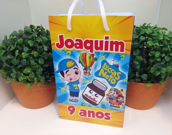 Sacola Personalizada Lucas Neto Mod1