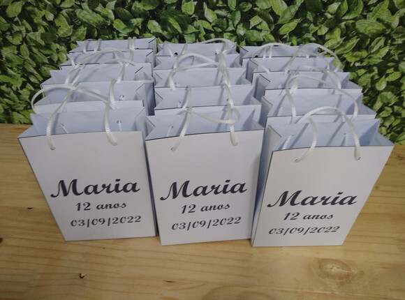 Sacola Personalizada Pronta Entrega Diversas Cores