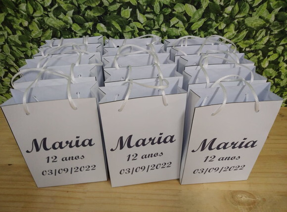 Sacola Personalizada Pronta Entrega Diversas Cores