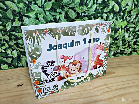 Sacola Personalizada Safari Mod Horizontal