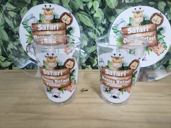 Safari Descartáveis Personalizados Pronta Entrega