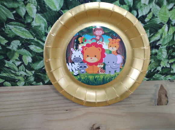 Safari Prato Decorado Pronta Entrega