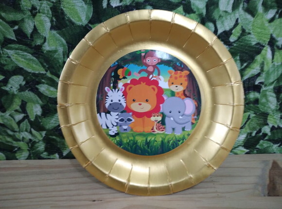 Safari Prato Decorado Pronta Entrega