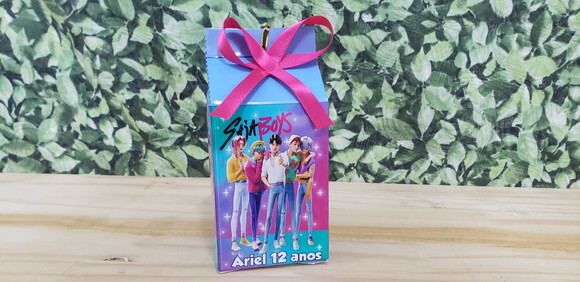 Saja Boys Guerreiras do K Pop Caixa Milk Personalizada