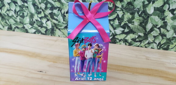 Saja Boys Guerreiras do K Pop Caixa Milk Personalizada