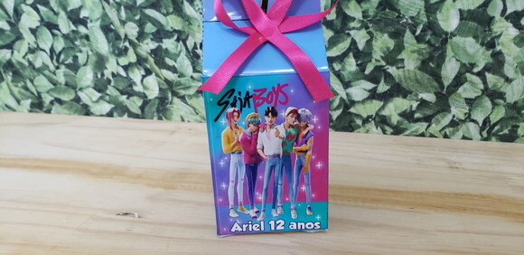 Saja Boys Guerreiras do K Pop Caixa Milk Personalizada