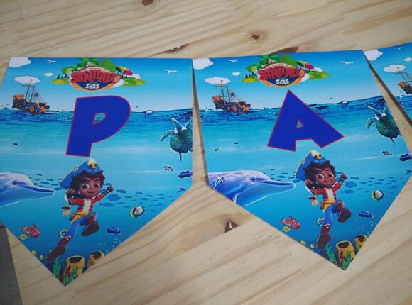 Santiago dos Mares Varal Personalizado Pronta Entrega