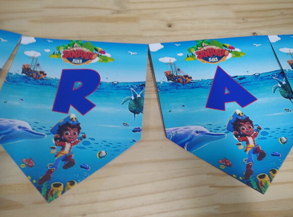 Santiago dos Mares Varal Personalizado Pronta Entrega