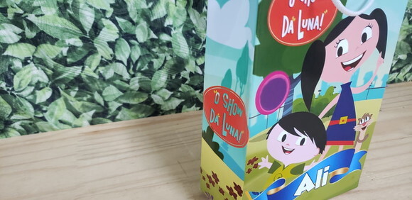 Show da Luna Sacola Personalizada Menino Pronta Entrega