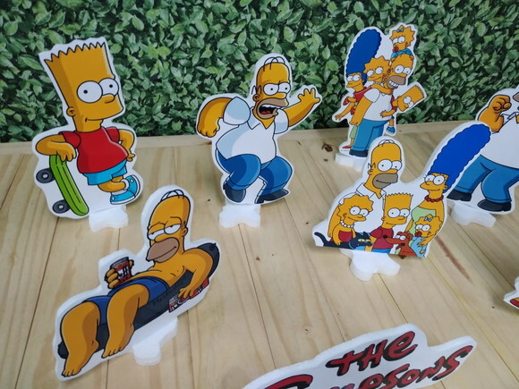 Simpson Kit de Mesa 8 Peças Pronta Entrega