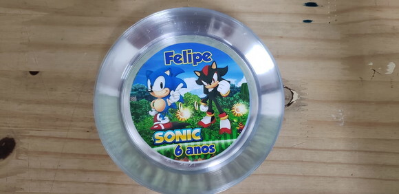 Sonic Parato Sobremesa 15 cm Personalizado Pronta Entrega